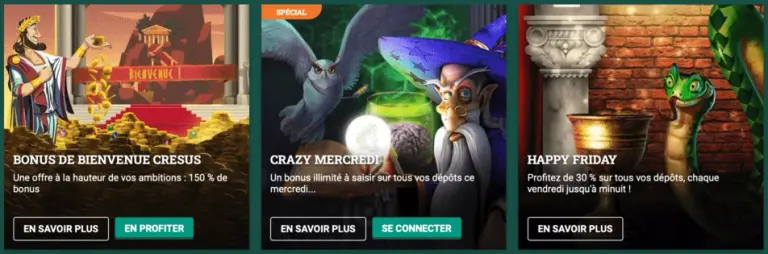 Vérifier le bonus