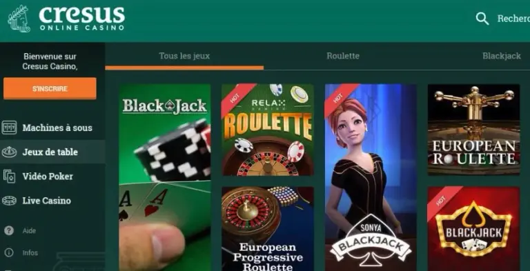 Découvrir Cresus Casino
